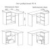 Стол угловой с 3мя ящиками МС-16 Мори