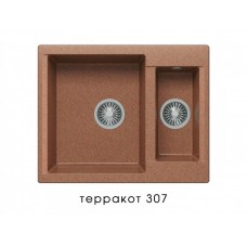 Мойка Polygran Brig-620 Терракот 307