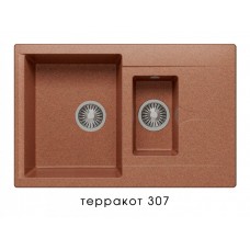 Мойка Polygran Brig-770 Терракот 307