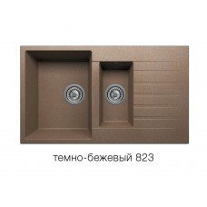 Кухонная мойка Tolero R-118 Темно-бежевый 823