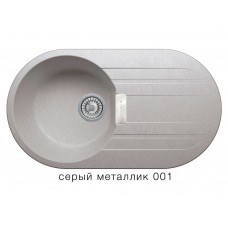 Кухонная мойка Tolero Loft TL780 Серый металлик 001