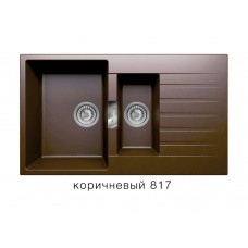 Кухонная мойка Tolero Loft TL860 Коричневый 817