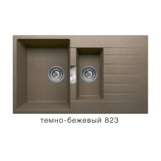 Кухонная мойка Tolero Loft TL860 Темно-бежевый 823