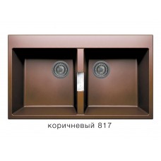 Кухонная мойка Tolero Loft TL862 Коричневый 817