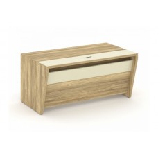 Стол руководителя прямой Corner COR.SR-16 Гикори Песочный/Ваниль