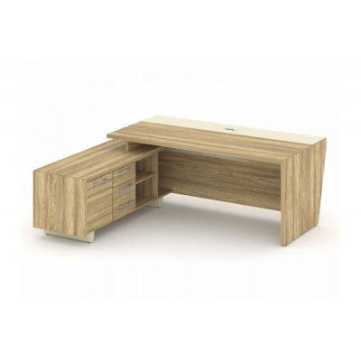 Стол руководителя с тумбой Corner COR.SRT-20 (L)