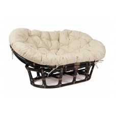 Кресло Mamasan 23/02 W Antique brown с подушкой