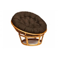 Кресло Papasan 23/01 W с подушкой Honey, ткань Коричневый