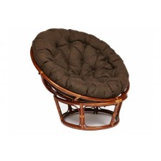 Кресло Papasan 23/01 W с подушкой Pecan, ткань Коричневый