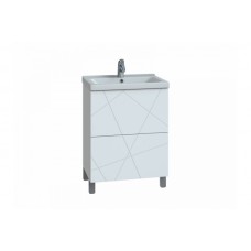 Тумба Geometry 2-600 Фостер белый
